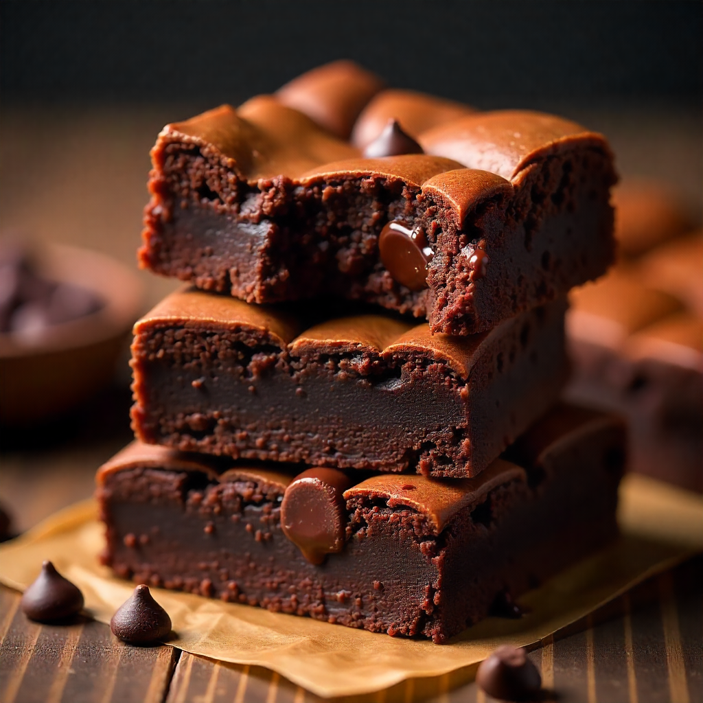 Irresistible Double Chocolate Chip Brownie Papa Johns Style